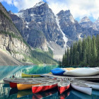 Puzzle - Nova puzzle - Canoe pe lacul Moraine